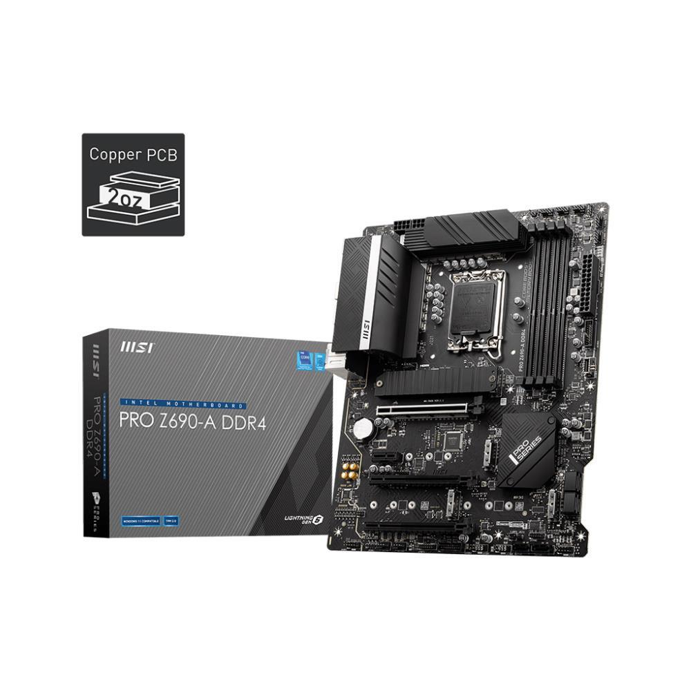 MSI PRO Z690-A DDR4 Intel LGA 1700 RGB LED ATX Motherboard