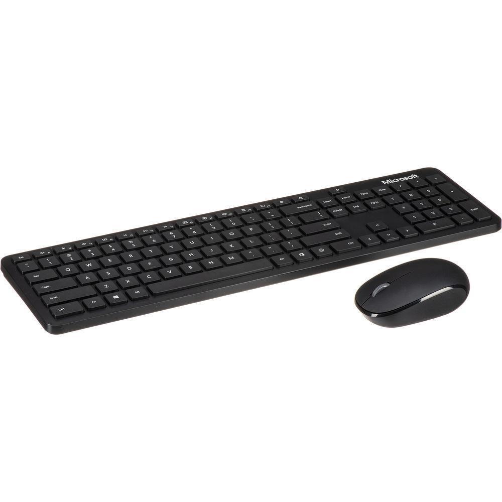 Microsoft Bluetooth Desktop Wireless Keyboard & Mouse Combo - Matte Black