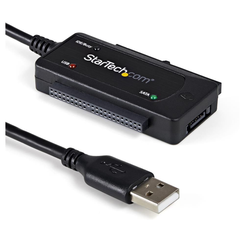StarTech USB 2.0 to SATA IDE Combo Adapter for 2.5/3.5" SSD/HDD