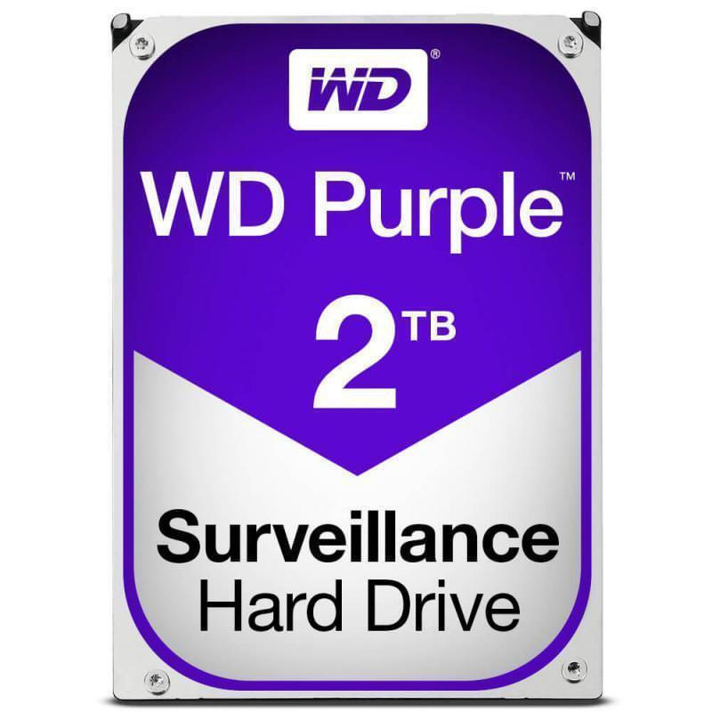 WD Purple 2TB 5400 RPM 3.5" SATA Surveillance Hard Drive
