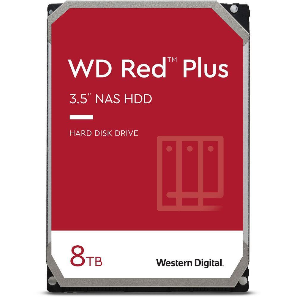 WD Red Plus 8TB 5640 RPM 3.5" SATA NAS Hard Drive