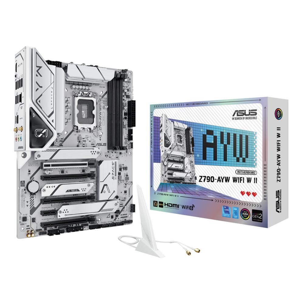 Asus Z790 AYW WFi W II Intel LGA 1700 WiFi 6 ATX DDR5 Motherboard
