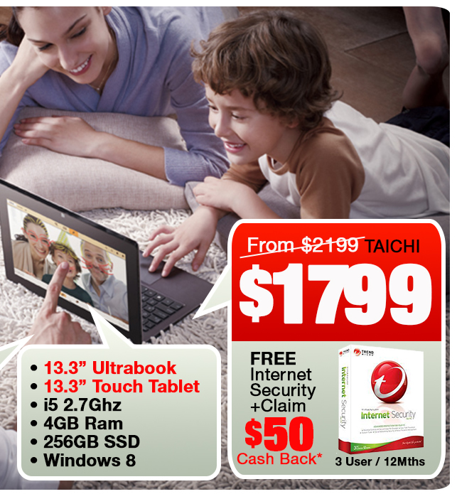 Asus TAICHI 31 Ultrabook Tablet