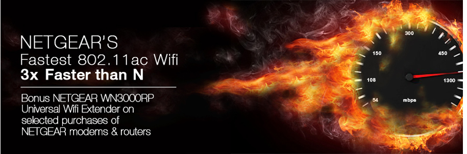 NETGEARS Fastest 802.11AC Wifi 3x Faster then N