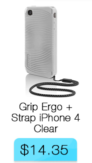 Belkin Grip Ergo with Strap for iPhone 4 Clear