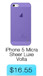 Belkin iPhone 5 Micra Sheer Luxe, Volta