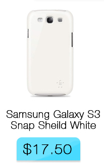 Belkin Samsung Galaxy S3 Snap Shield White