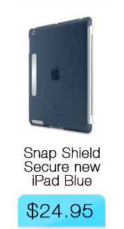 Belkin Snap Shield Secure for new iPad Blue