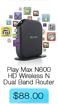 Belkin Play Max N600 HD Wireless N Dual-Band Router