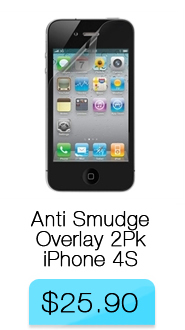 Belkin Anti Smudge Overlay 2 Pack for iPhone 4S