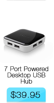 Belkin 7 Port Powered Desktop USB Hub