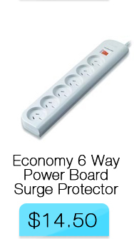 Belkin Economy 6 Way Power Board Surge Protector