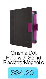 Belkin Cinema Dot Folio with Stand Blacktop/Magnetic