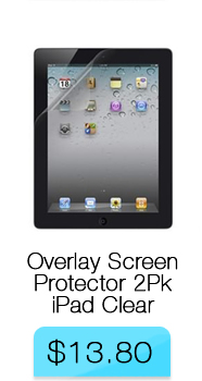 Belkin Overlay Screen Protector 2 Pack for new iPad Clear