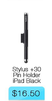 Belkin Stylus + 30-Pin Holder for iPad Black