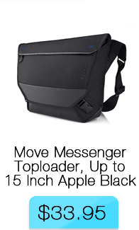 Belkin Move Messenger Toploader - up to 15 inch Apple Black