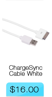 Belkin ChargeSync Cable White