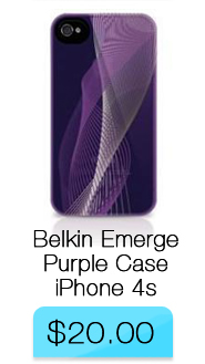 Belkin Emerge Purple Case For iPhone 4S