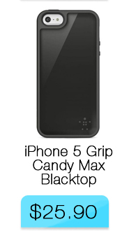 Belkin iPhone 5 Grip Candy Max, Blacktop
