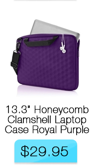 Belkin 13.3 inch Honeycomb Clamshell Laptop Case ROYAL PURPLE