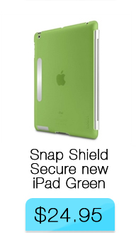 Belkin Snap Shield Secure for The new iPad Green