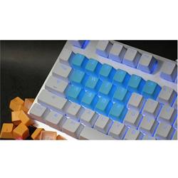 Tai-Hao Neon Blue Rubber Gaming 18 Keys Backlit Double-Shot Rubberized ABS OEM Keycap Set