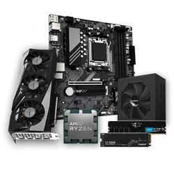 AMD Ryzen 5 7500F Radeon RX 7600 GPU 16GB RAM 1TB SSD 850W PSU Gaming System Bundle