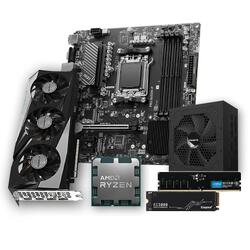AMD Ryzen 5 7500F Radeon RX 7600 GPU 16GB RAM 1TB SSD 850W PSU Gaming System Bundle