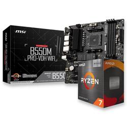 Bundle -- AMD Ryzen 7 5800X3D+MSI B550M PRO-VDH WIFI ATX Motherboard