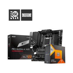 Bundle -- AMD Ryzen 7 7800X3D CPU+MSI PRO B650M-A WIFI Motherboard