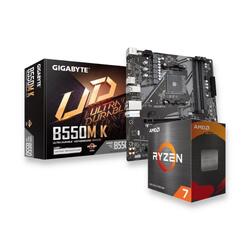 Bundle -- AMD Ryzen 7 5700X CPU + Gigabyte B550M K Motherboard