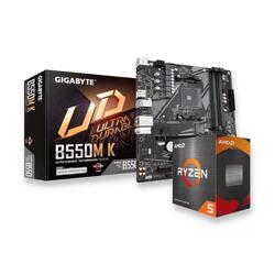 Bundle -- AMD Ryzen 5 5600 CPU + Gigabyte B550M K Motherboard