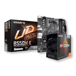 Bundle -- AMD Ryzen 5 5600GT CPU+Gigabyte B550M K (rev. 1.0) AMD AM4 mATX Motherboard