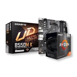 Bundle -- AMD Ryzen 5 5500GT CPU+Gigabyte B550M K (rev. 1.0) AMD AM4 mATX Motherboard