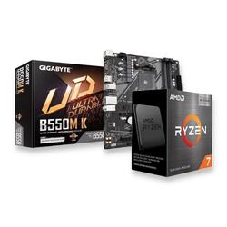 Bundle -- AMD Ryzen 7-5700X3D CPU+Gigabyte GA-B550M-K AM4 mATX Motherboard