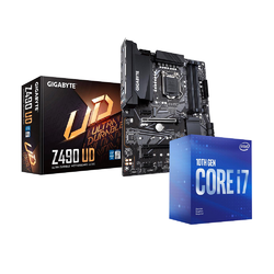 Intel Core  i7-10700F 4.8GHz CPU & Gigabyte Z490 UD LGA 1200 ATX Motherboard