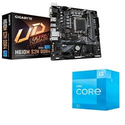 Bundle -- Intel Core i3-12100 LGA 1700 CPU & Gigabyte H610M S2H DDR4 (rev. 1.0) LGA 1700 mATX Motherboard