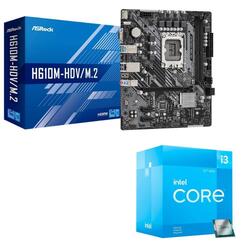 Bundle -- Intel Core i3-12100F LGA 1700 CPU & Asrock H610M-HDV/M.2 LGA 1700 mATX Motherboard