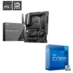 Bundle -- Intel Core i7-12700K LGA 1700 CPU & MSI PRO Z690-A WIFI Intel LGA 1700 WiFi 6E ATX Motherboard