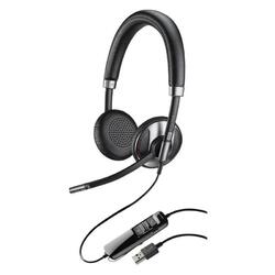 Plantronics Poly Blackwire C725 UC Active Noise Canceling Over the Head Binaural Black USB Headset