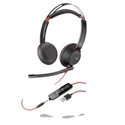 Poly Blackwire 5220 Stereo Black USB & 3.5mm Headset
