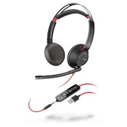 Poly Blackwire 5220  Black USB & 3.5mm Headset