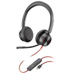 Poly Plantronics Blackwire 8225-M Surround Sound Black USB Headset
