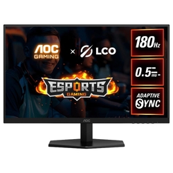 AOC 27G42E 27" 1080p IPS 180Hz 1ms HDR Adaptive-Sync Gaming Monitor