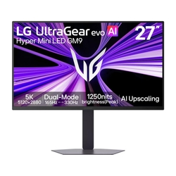 LG 27GM950B-B UltraGear evo GM9 27" 5K Mini LED 165Hz 1ms HDR FreeSync Premium USB-C Gaming Monitor