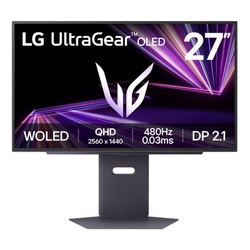 LG UltraGear 27" 1440p OLED 480Hz 0.03ms HDR FreeSync Premium Pro RGB LED Gaming Monitor