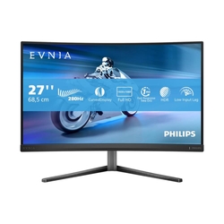 Philips 27M2C5200W/75 Evnia 27" 1080p VA 280Hz 0.3ms HDR Adaptive-Sync Curved Gaming Monitor