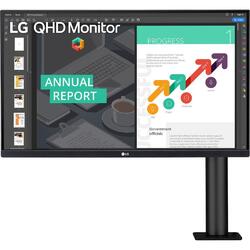 LG QHD Ergo 27QN880-B 27" 2K IPS 5ms HDR FreeSync USB Type-C Monitor