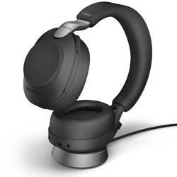 Jabra Evolve2 85 Link380c UC Stereo Black Bluetooth Wireless Headset with Desk Stand