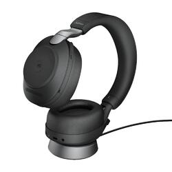 Jabra Evolve2 85 Link380a MS Stereo Desk Stand Black Bluetooth Wireless USB & 3.5mm Headset
